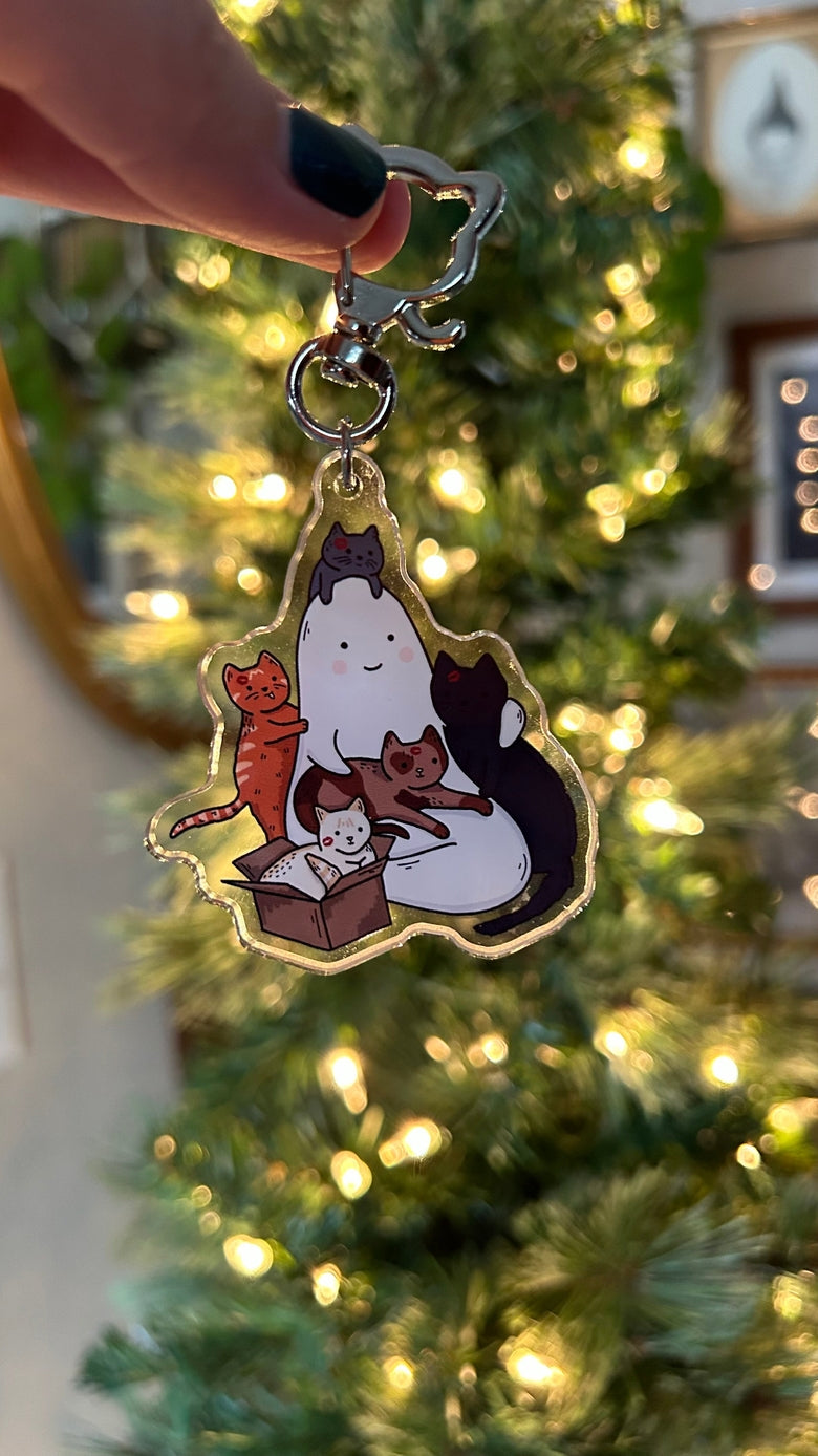 Little Spooky Studio - Little Kiss Acrylic Keychain