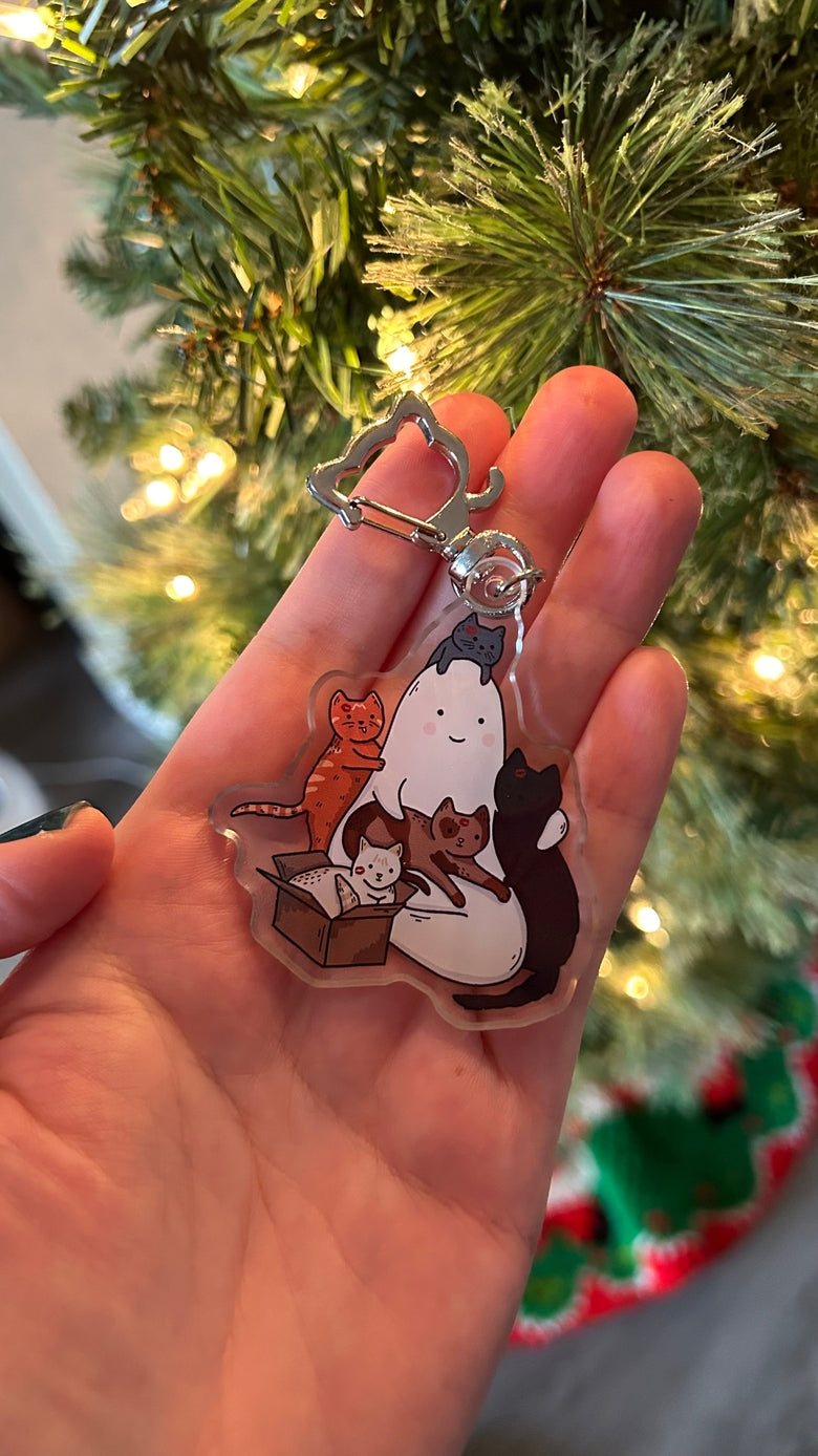 Little Spooky Studio - Little Kiss Acrylic Keychain