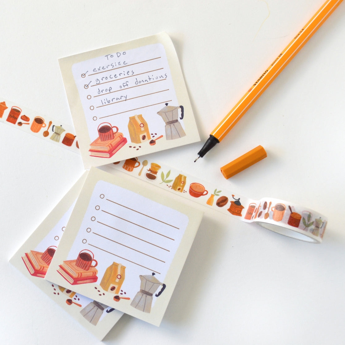 Notas adhesivas de café de Little List