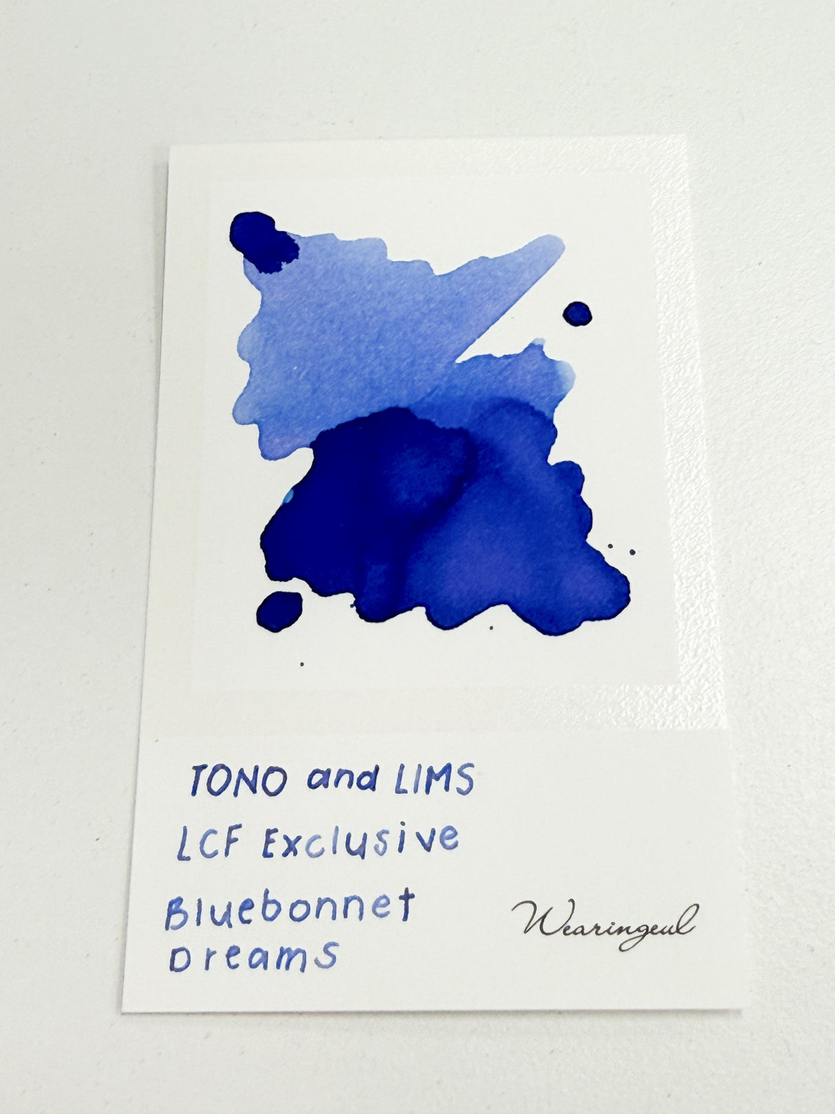 Little Craft Fest X TONO & LIMS Exclusive Ink - Bluebonnet Dreams LCF