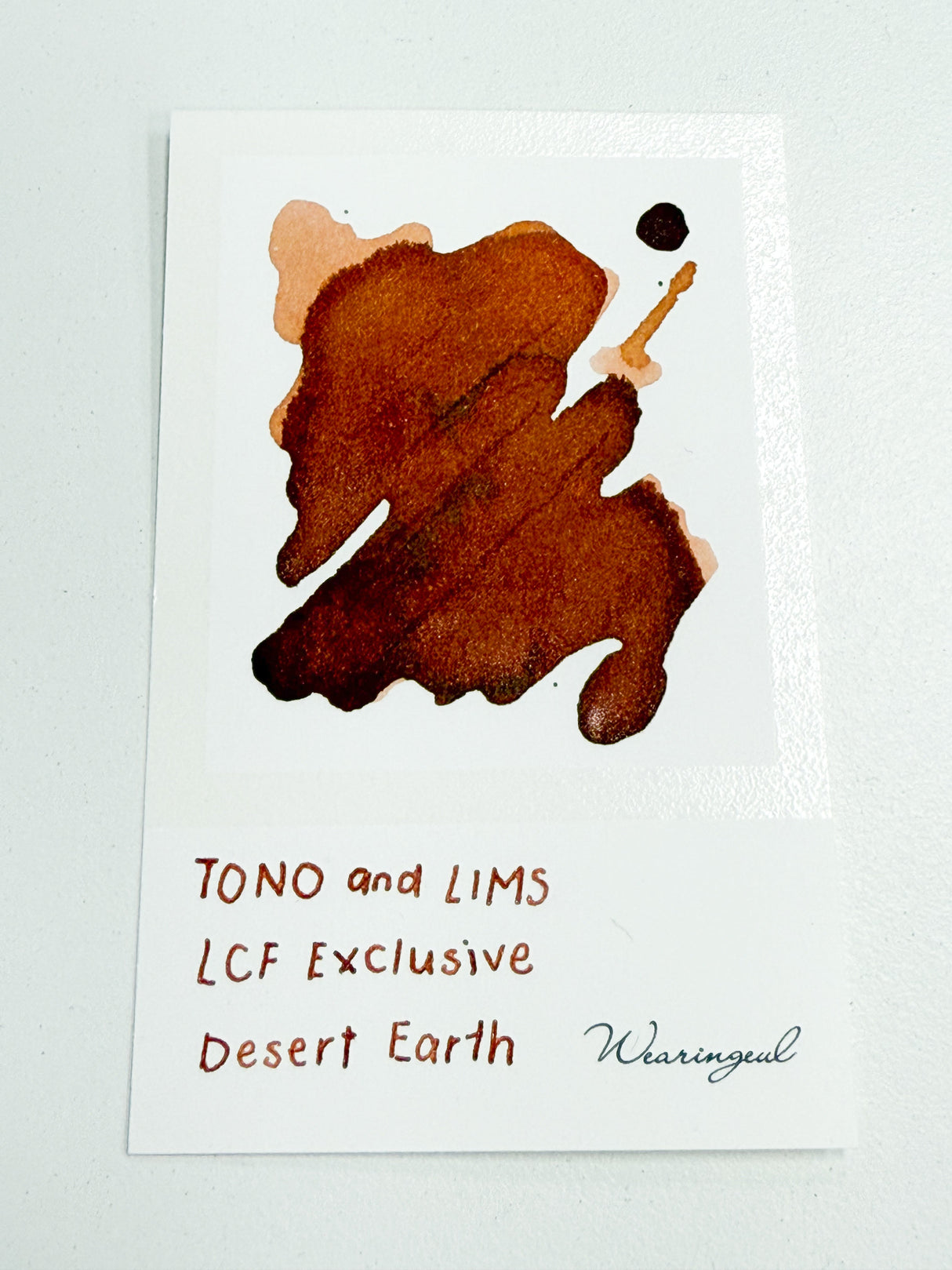 Little Craft Fest X TONO & LIMS Exclusive Ink - Desert Earth LCF Ink
