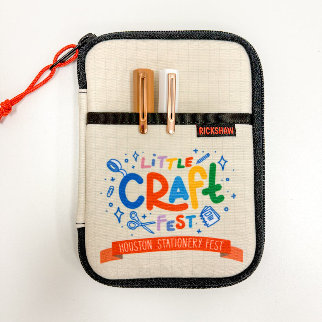Little Craft Fest x RiN! Studio Rickshaw Pen Case with 2 Twsbi Pen