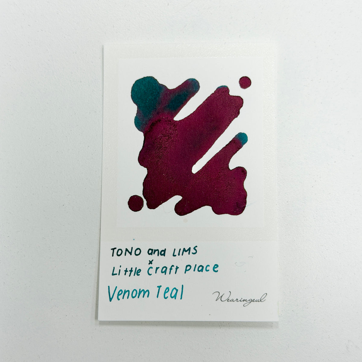 Little Craft Place X TONO & LIMS Exclusive Ink - Venom Teal