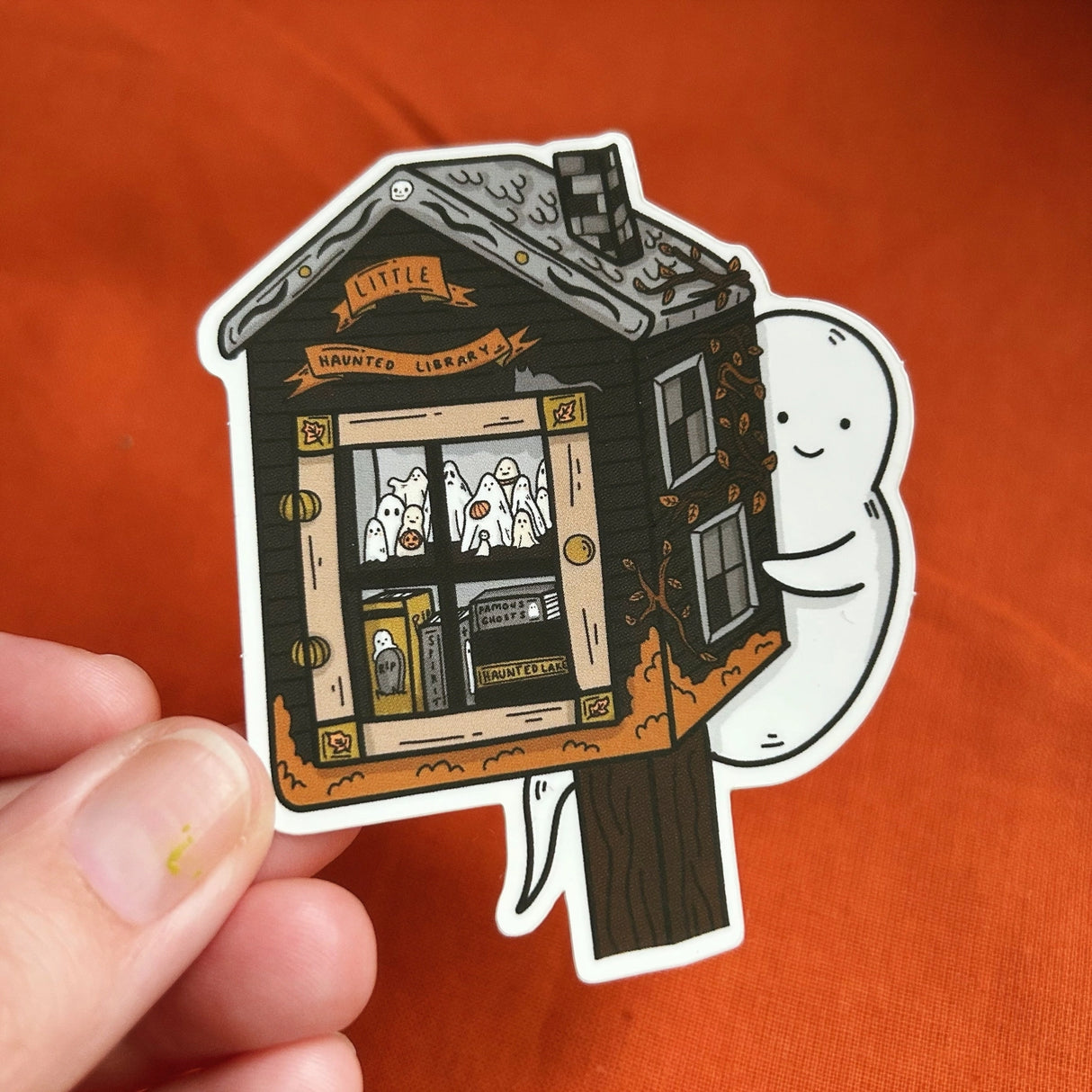 Little Spooky Studio - Little Library Sticker