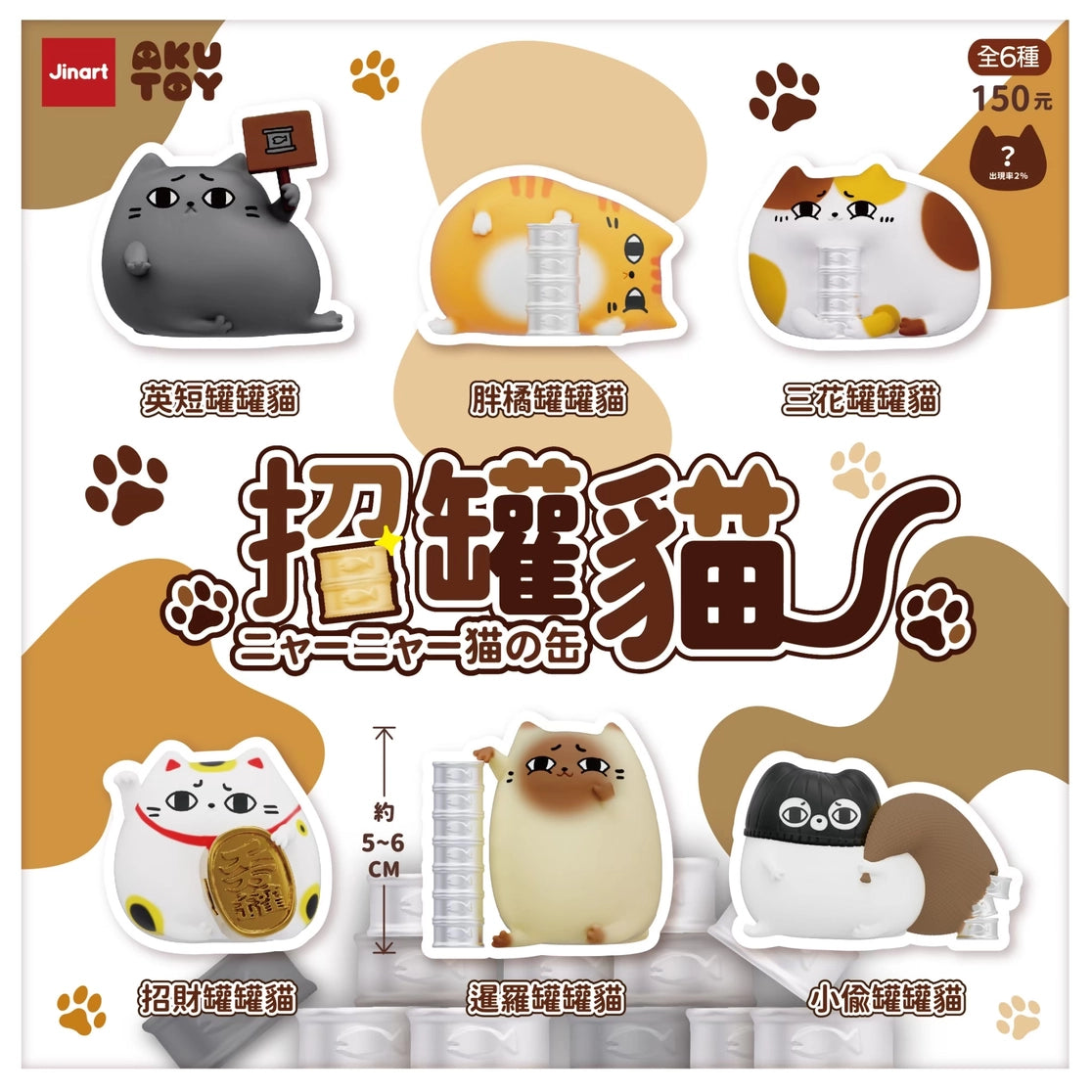 Lucky Can Can Cat Blind Box