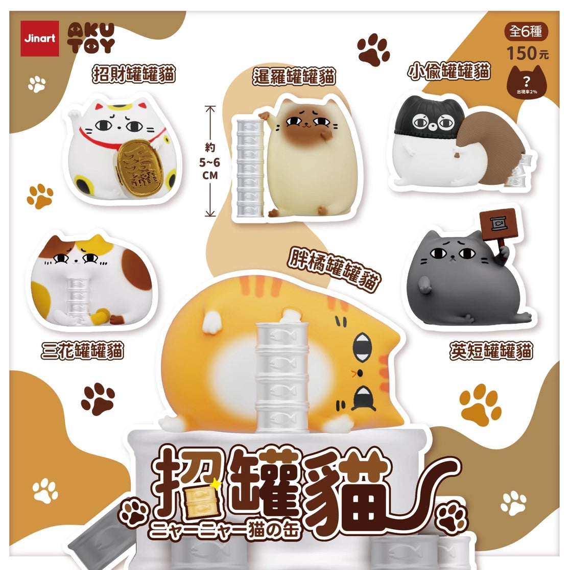 Lucky Can Can Cat Blind Box 2