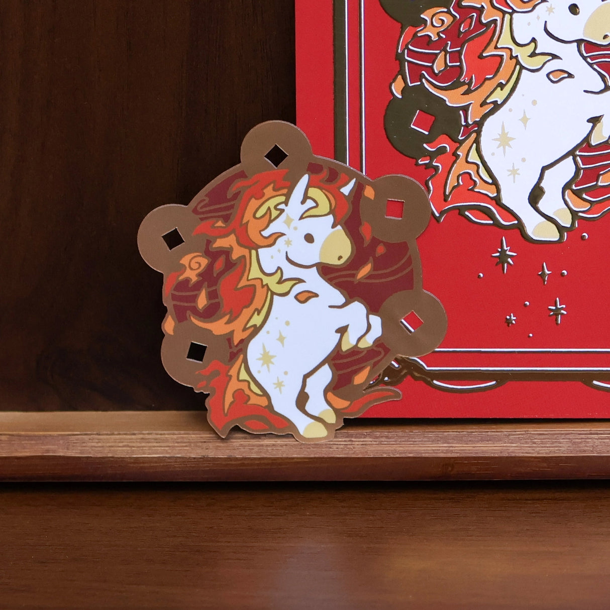 Thousand Skies Lucky Coins Horse Holographic Vinyl Sticker
Original Design
Vibrant Color Vinyl Sticker
Printed in USA
Waterproof
Dishwasher Safe
Anti UV Coating
Strong Adhesive
Design © Thousand Skies