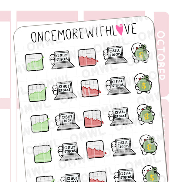 M1215 Stock Market Sticker