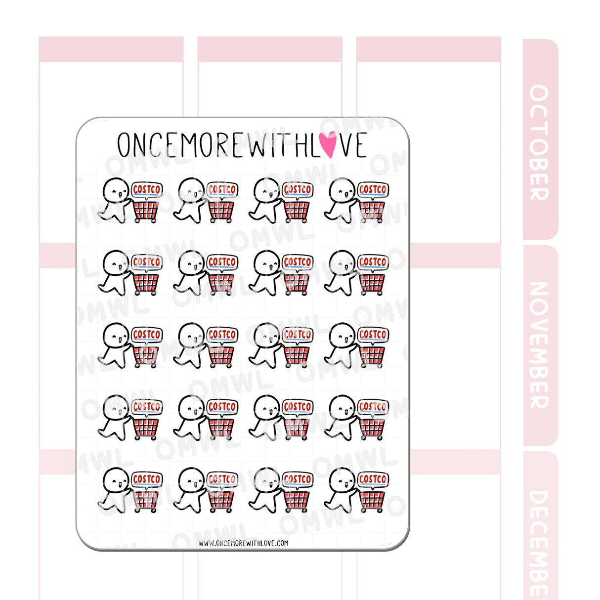 M949 Costco Run Sticker