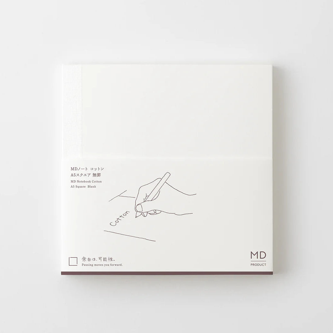 Crafted in Japan, this minimalist notebook is designed to enhance your writing experience. Inside, you'll find the high-quality Midori Diary (MD) paper, first developed in 1960 and refined ever since. Midori has rigorously tested this paper with various writing instruments to ensure quality, checking for ink feathering or bleeding, drying time, the smoothness of pen tips on the surface, and the tactile feel. The result is a paper that resists bleeding and feathering and is fountain-pen friendly, ensuring a
