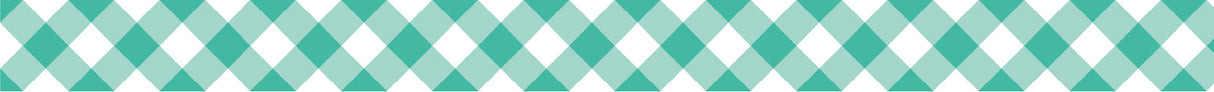MT Washi Tape - Thick Gingham Green Check