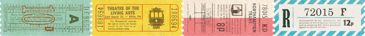 MT fab Washi Tape - Perforated Ticket