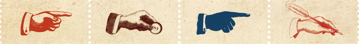 MT fab Washi Tape - Perforated Hand