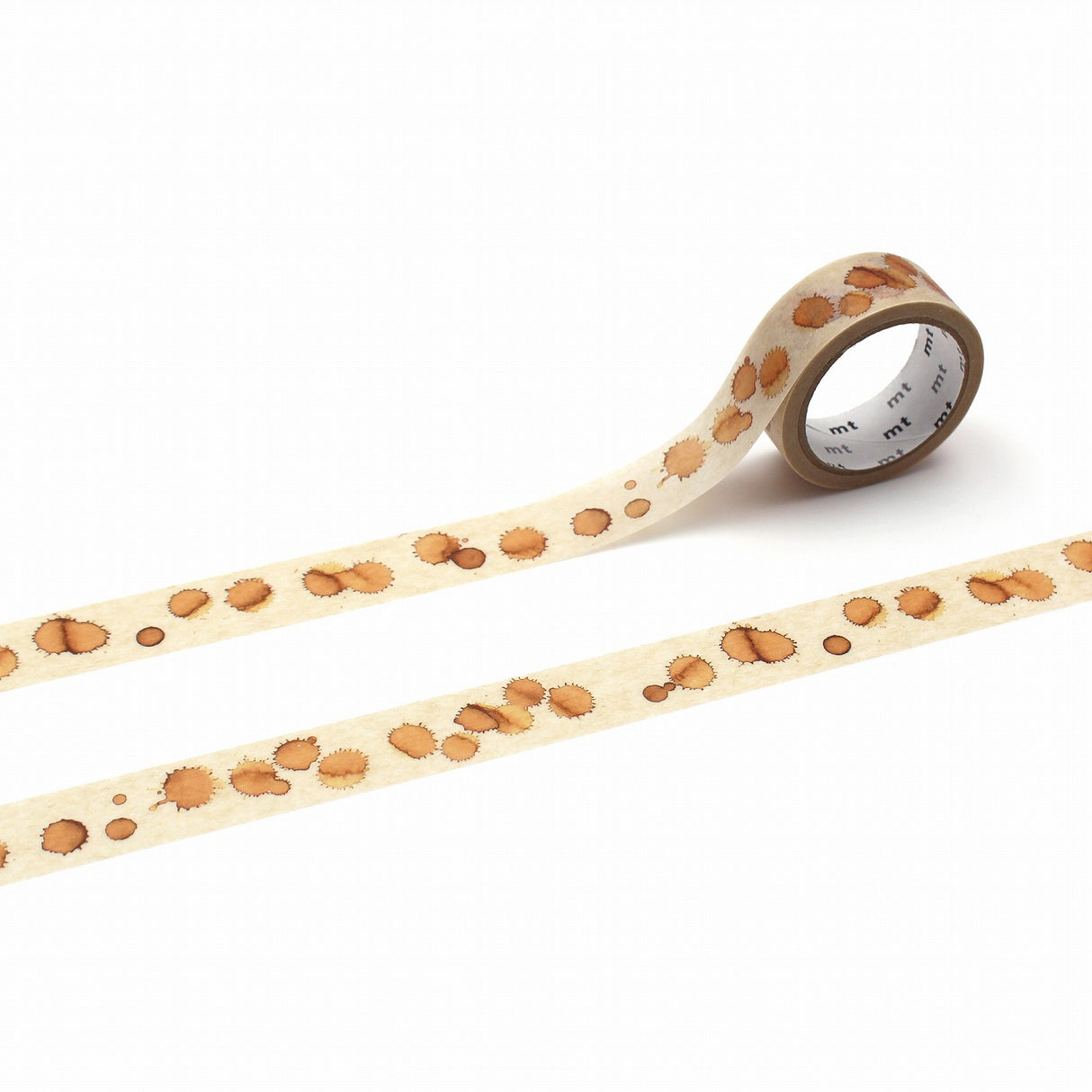 mt is the original washi masking tape, made in Japan by Kamoi Kakoshi. mt is colourful tape which is easy to tear by hand and reposition on nearly any surface. Write on it, layer it, and use it on paper, gifts, objects or the wall (mt won't damage paint - why not make a tape collage?) mt washi masking tape is now sold throughout the world in hundreds of colours and patterns.
Enjoy mt as a part of your daily life, adding a little colour everywhere.