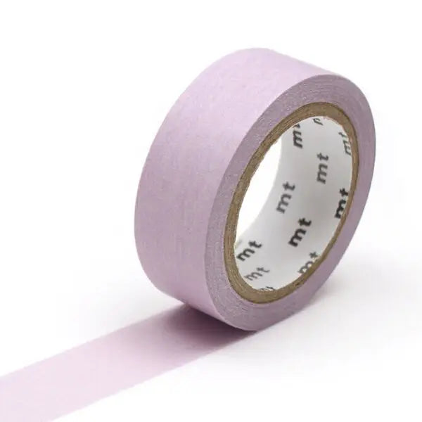 mt is the original washi masking tape, made in Japan by Kamoi Kakoshi. mt is colourful tape which is easy to tear by hand and reposition on nearly any surface. Write on it, layer it, and use it on paper, gifts, objects or the wall (mt won't damage paint - why not make a tape collage?) mt washi masking tape is now sold throughout the world in hundreds of colours and patterns.
Enjoy mt as a part of your daily life, adding a little colour everywhere.
All tapes are 15mm x 7m (0.6"X23')
