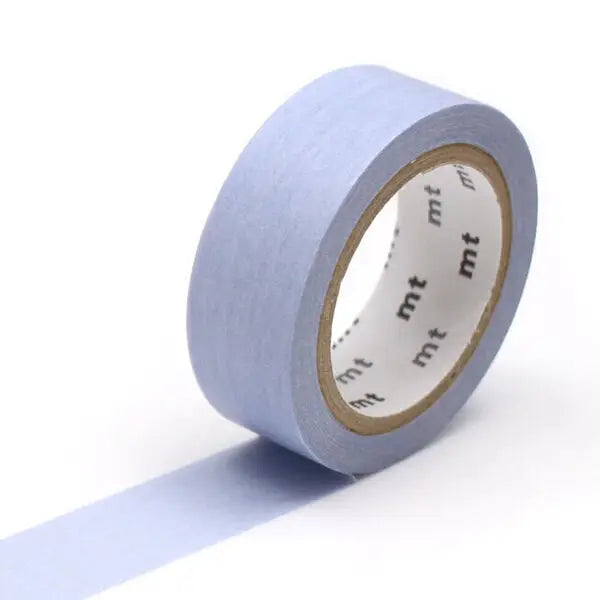MT Washi Tape - Pastel Ultramarine
mt is the original washi masking tape, made in Japan by Kamoi Kakoshi. mt is colourful tape which is easy to tear by hand and reposition on nearly any surface. Write on it, layer it, and use it on paper, gifts, objects or the wall (mt won't damage paint - why not make a tape collage?) mt washi masking tape is now sold throughout the world in hundreds of colours and patterns.
Enjoy mt as a part of your daily life, adding a little colour everywhere.
All tapes are 15mm x 7