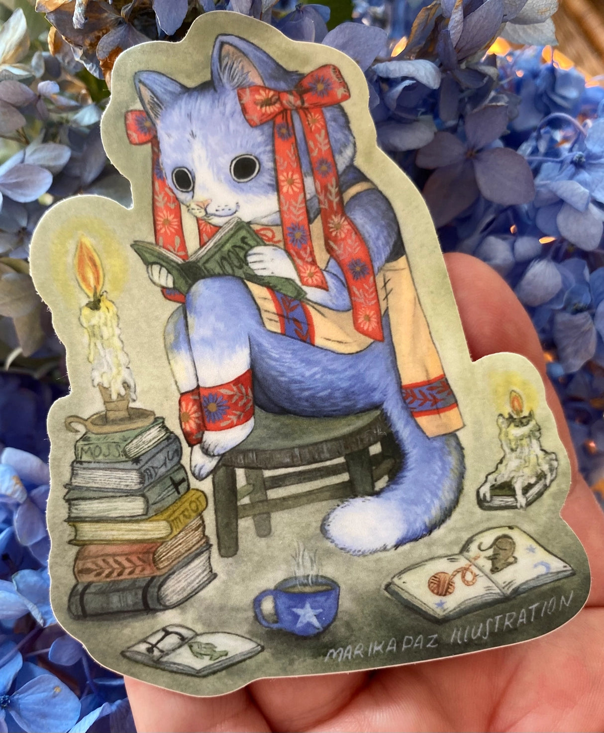 Marika Paz Illustration - Candlelight Sticker