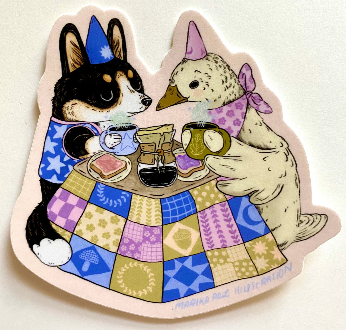 Marika Paz Illustration - Cup Full Sticker