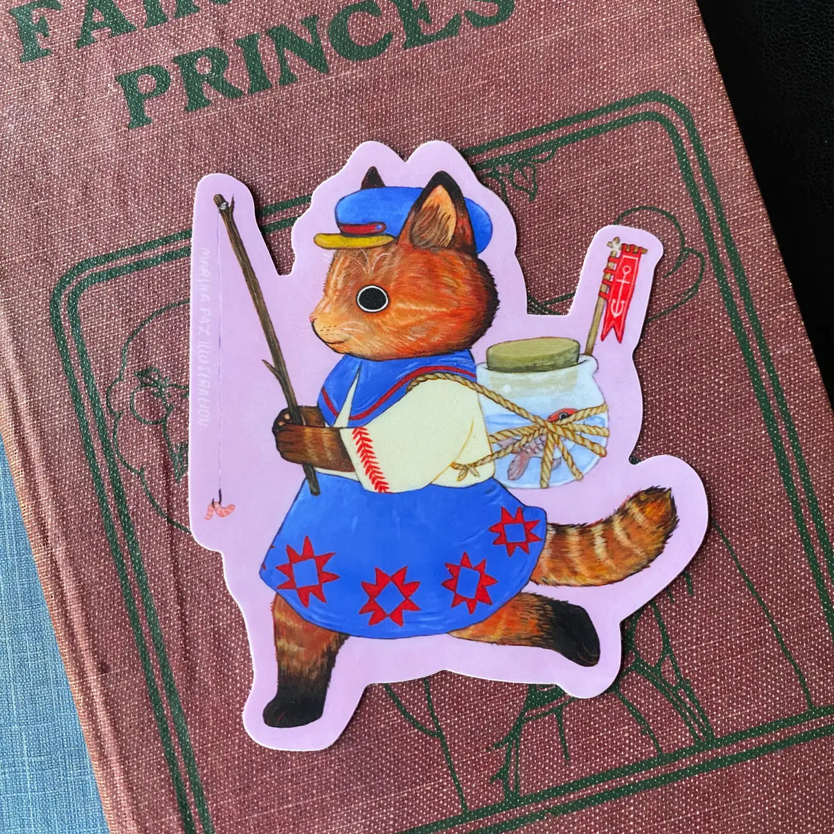 Marika Paz Vinyl Sticker - Fisher Cat