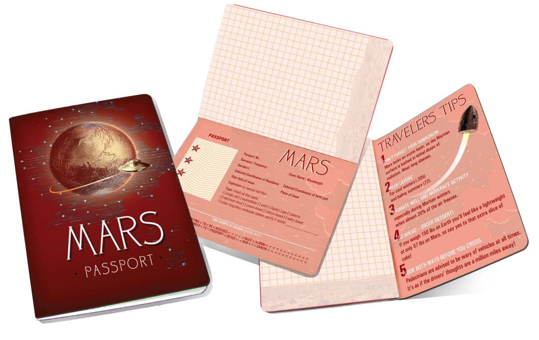 Mars Passport Notebook