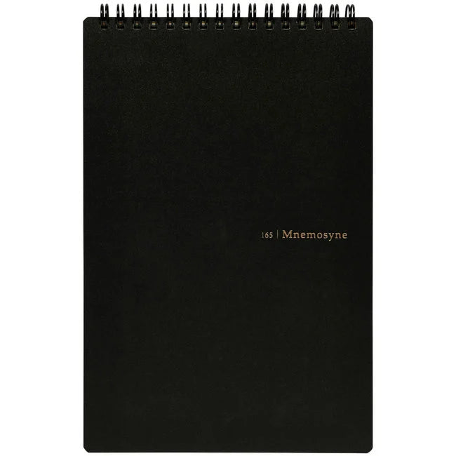 Mnemosyne Notebooks by Maruman are a pinnacle refined, Japanese design. Named after the Greek goddess of memory, these notebooks include sheets of acid-free 80 gsm paper that’s super smooth to the touch. The paper is resistant to ink bleed-through making it perfect for gel pens, pencils, markers, and fountain pens. Whether sketching, note-taking, planning, or journaling, there is a style for every need.
Easy to carry size allows you to write down ideas.
You can specify the title and separate it for filing