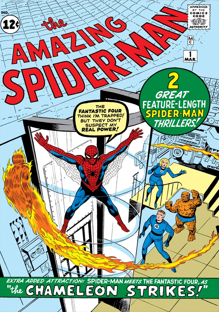 Perfect for Marvel fans of all ages, this collectible box of 100 postcards is a tribute Spider-Man through the comic book covers of his fan favorite adventures.
Celebrating the 60th anniversary of Spider-Man, these 100 unique collectible postcards feature iconic, web-slinging comic book covers from the 1960s to modern-day classics, including characters from across the Spider-Verse and covers by some of the all-time greatest Spider-Man artists.