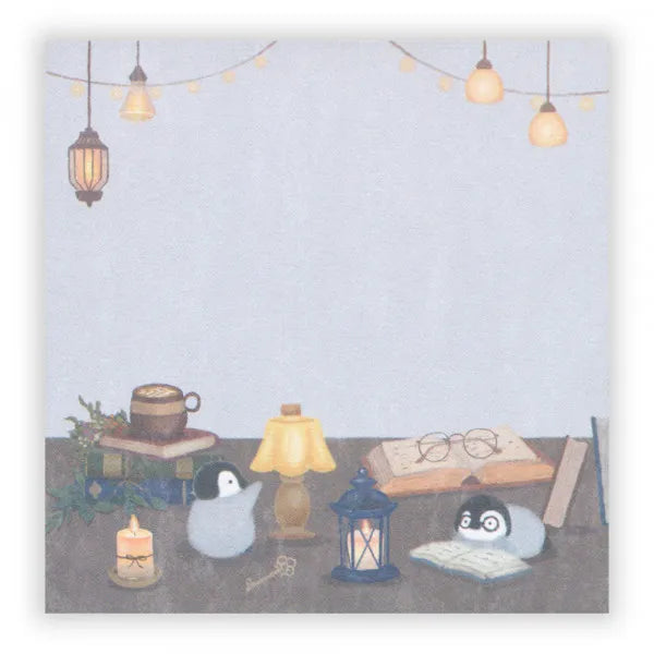 Mattari Animals Relax Day Penguin Sticky Notes