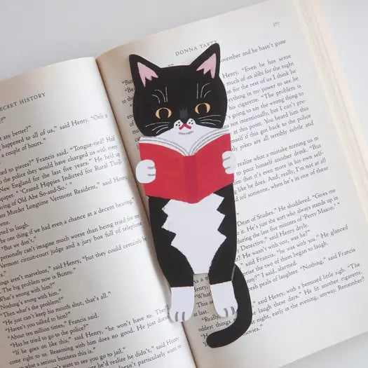 Megan Wang - Tuxedo Cat Bookmark