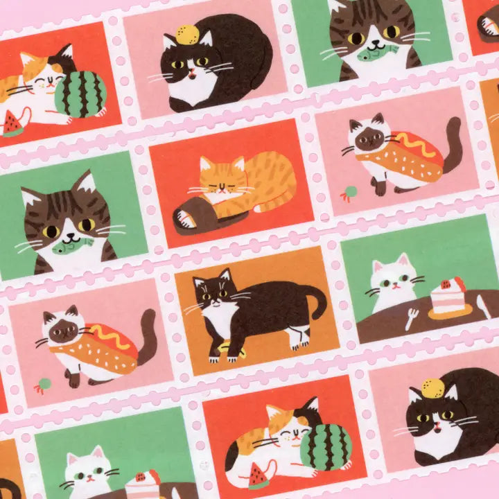 Megan Wang - Cat Stamp Washi Tape