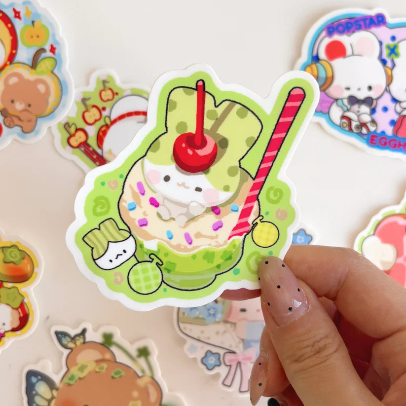 Elevate your diaries, planners, bullet journals, laptops, and water bottles with our premium vinyl sticker. Designed to bring a touch of personality and charm to your everyday items, this high-quality sticker is both waterproof and weatherproof, ensuring durability and long-lasting use.
Product Type: Vinyl Sticker
Product Finish: Matte
Size: Approximately 3 inches