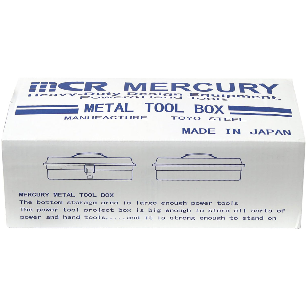 Caja de herramientas MCR Mercury negra mate