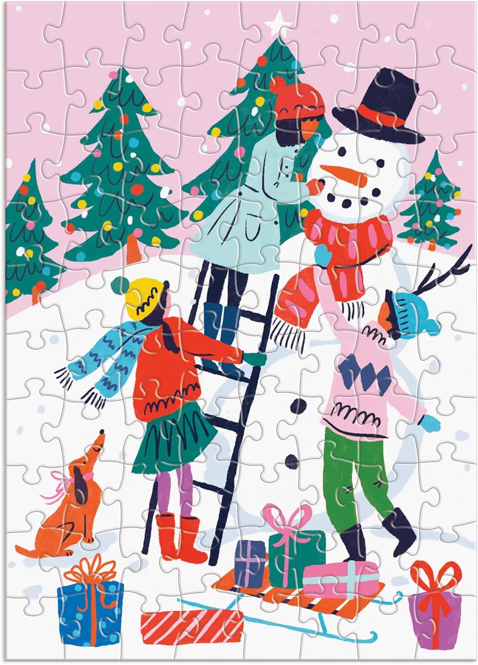 Merry and Bright 12 Days of Christmas Puzzle Advent Calendar
The Louise Cunningham Merry and Bright 12 Days of Christmas Advent Puzzle Calendar from Galison captures the spirit of the holiday season with twelve whimsical illustrations; one each on twelve 80-piece puzzles. One puzzle a day for the 12 days of Christmas. Galison puzzles are packaged in matte-finish sturdy boxes, perfect for gifting, reuse, and storage. Inserts of the 12 full puzzle image is included.
Box Size: 11.25 x 8.25 x 5.25”, 286 x 210