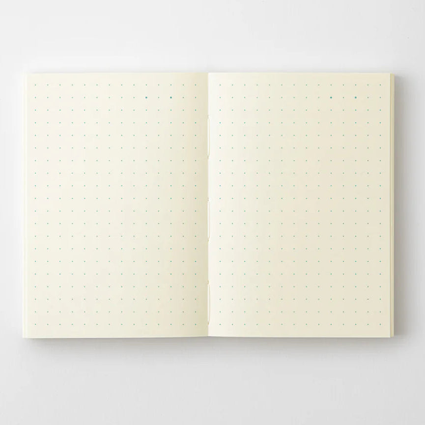 Crafted in Japan, this minimalist notebook is designed to enhance your writing experience. Inside, you'll find the high-quality Midori Diary (MD) paper, first developed in 1960 and refined ever since. Midori has rigorously tested this paper with various writing instruments to ensure quality, checking for ink feathering or bleeding, drying time, the smoothness of pen tips on the surface, and the tactile feel. The result is a paper that resists bleeding and feathering and is fountain-pen friendly, ensuring a