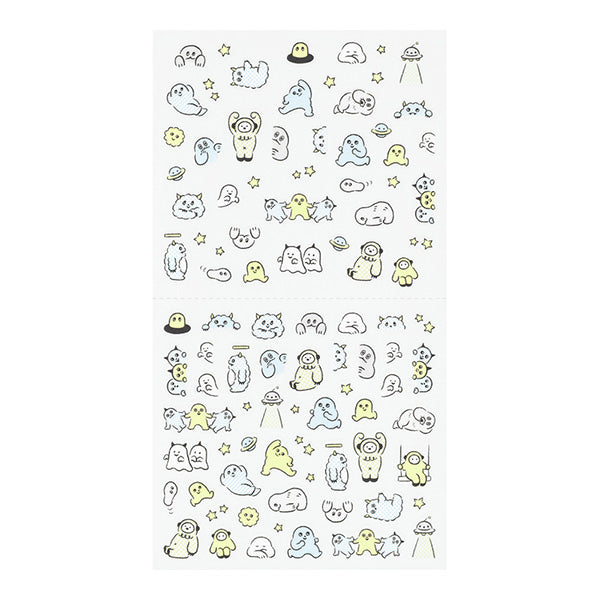 The 'Ruled Monster Pattern' is a sticker that matches the ruled lines of your planner to make it more fun to brighten up.