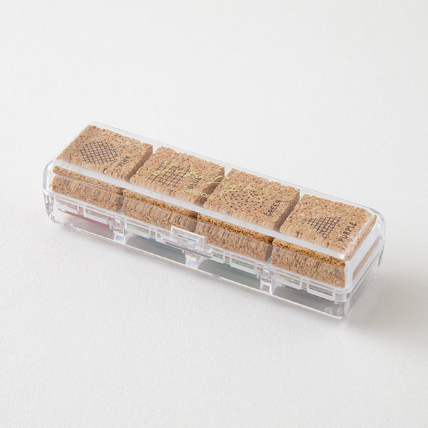 Midori Yuru Log Pre-inked Stamp - Geometric Pattern