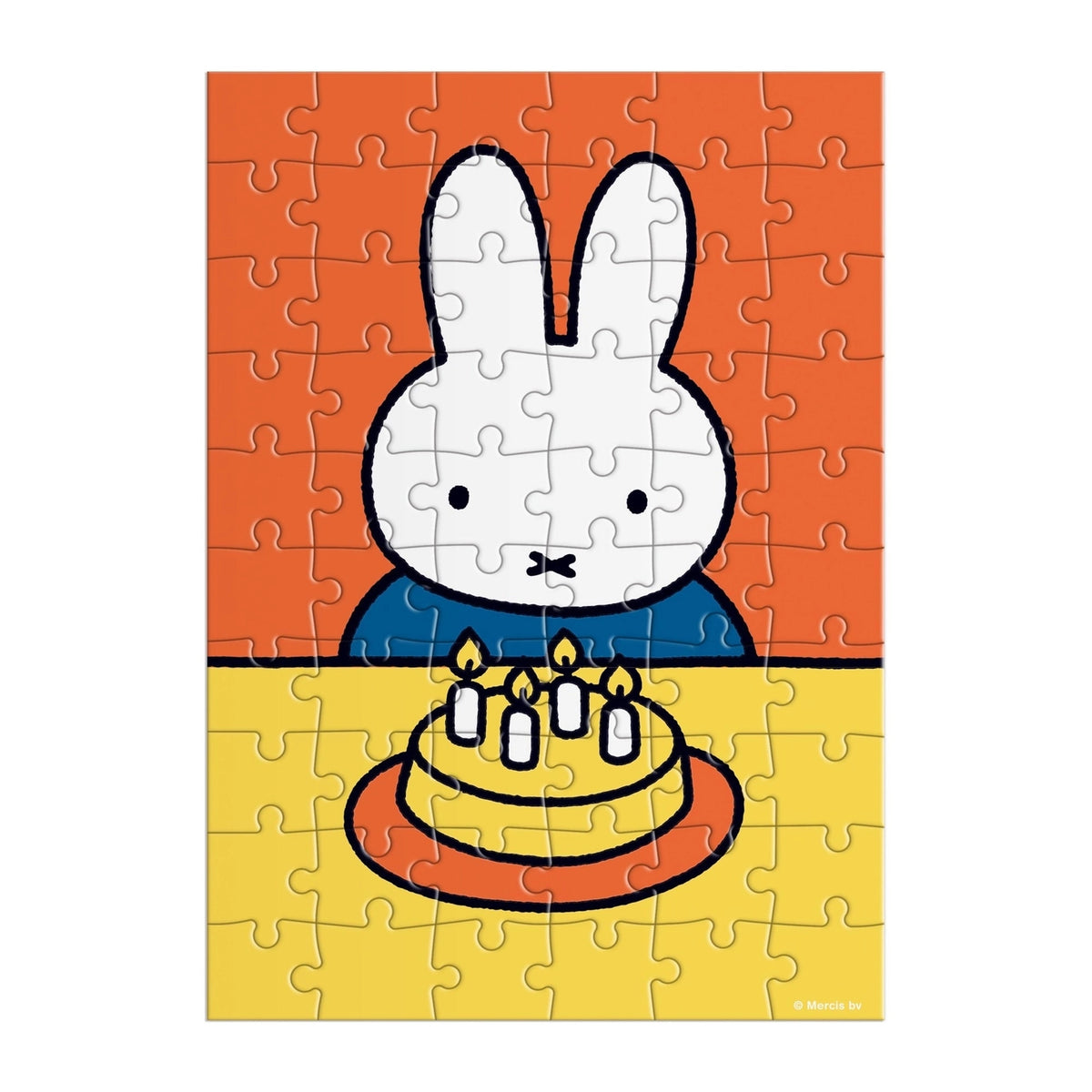 Celebrate a special day in a playful and memorable way with the Miffy Birthday Greeting Card Puzzle from Galison.