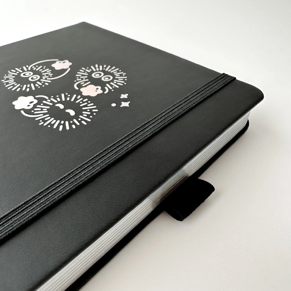 Soot Spirits Journal with Holographic Edges and Logo! ✨
Product Details:
Size: A5 (5.70 x 8.26 inches)
160 Dotted Grid Pages (5 x 5 mm)
2 Bookmarks
Elastic Band and Pen Holder
Expandable storage compartment