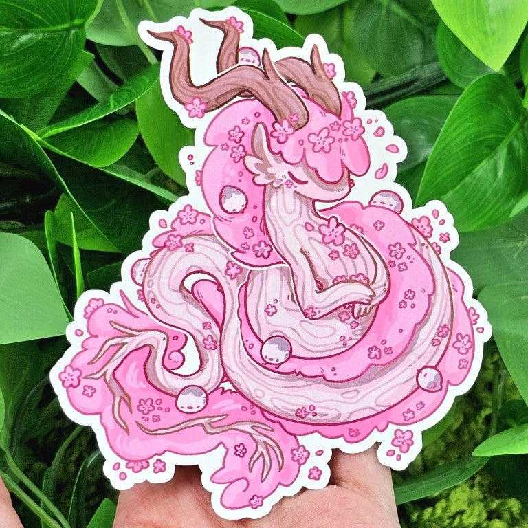 These dragon guardians are here to watch over your dreams! Bringing the fresh scent of cherries, a calming night sky, and the soothing sound of waves.
These whimsical stickers are perfect for decorating your laptop, phone case, skateboard, or including in your sticker book!