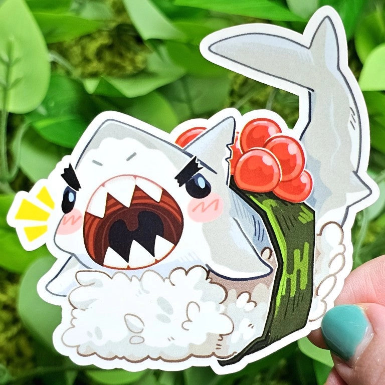 These tasty little guys have some bite!
These tasty guys are perfect for decorating your sketchbook cover, laptop, phone case, skateboard, and more!