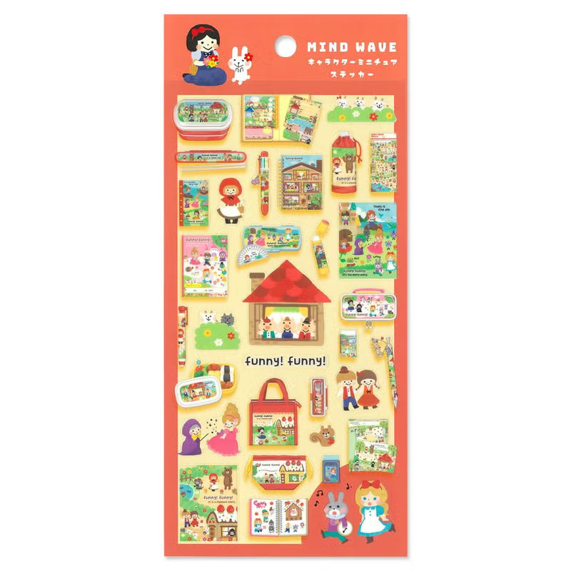 A sticker that incorporates Mindwave's character goods into miniature size is now available!
A large collection of "Heisei retro" characters who feel nostalgic and emo!
The pieces also include items that were actually on sale, so we recommend that you enjoy looking at every detail.
H175×W90mm
Transparent PET
1 Sticker sheet included