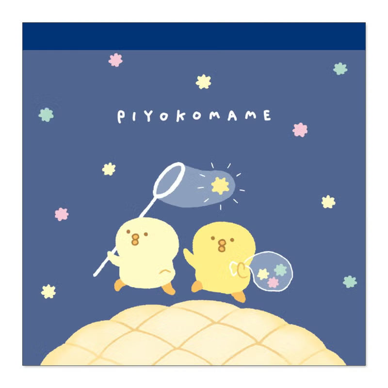 Mind Wave Memo Pad - Piyokomame Night