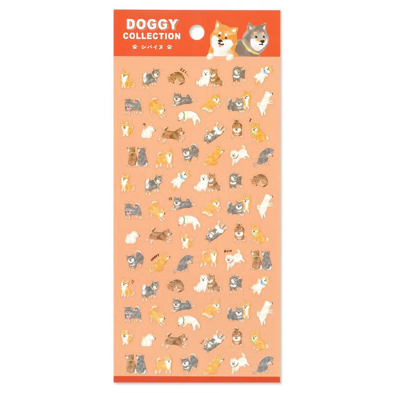 Mini stickers with a dog theme for all dog lovers are now available in a rich lineup!
Each expression and pose is exactly on point.
• This package includes 1 sheet of sticker
• Material: Transparent PET
• Package measures approx. 8" x 3.5"
• Made in Japan
