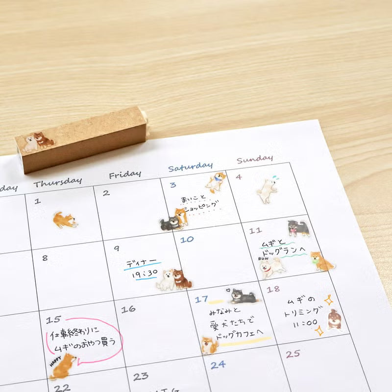 Mini stickers with a dog theme for all dog lovers are now available in a rich lineup!
Each expression and pose is exactly on point.
• This package includes 1 sheet of sticker
• Material: Transparent PET
• Package measures approx. 8" x 3.5"
• Made in Japan