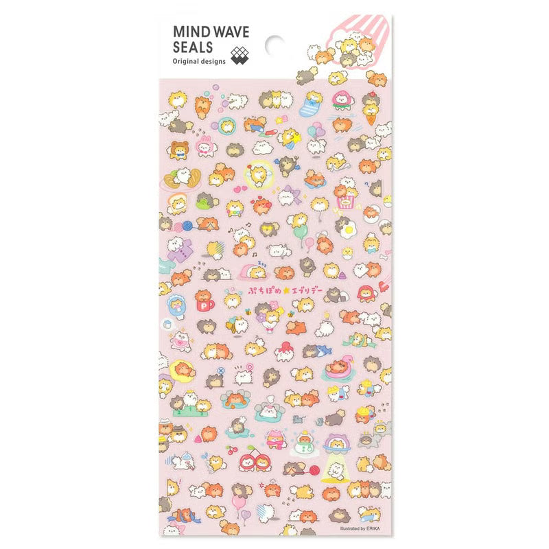 Mini-sized stickers featuring adorable everyday moments that can be captured and recorded in your own journal!
• This package includes 1 sheet of sticker
• Material: Transparent PET
• Package measures approx. 8" x 3.5"
• Made in Japan