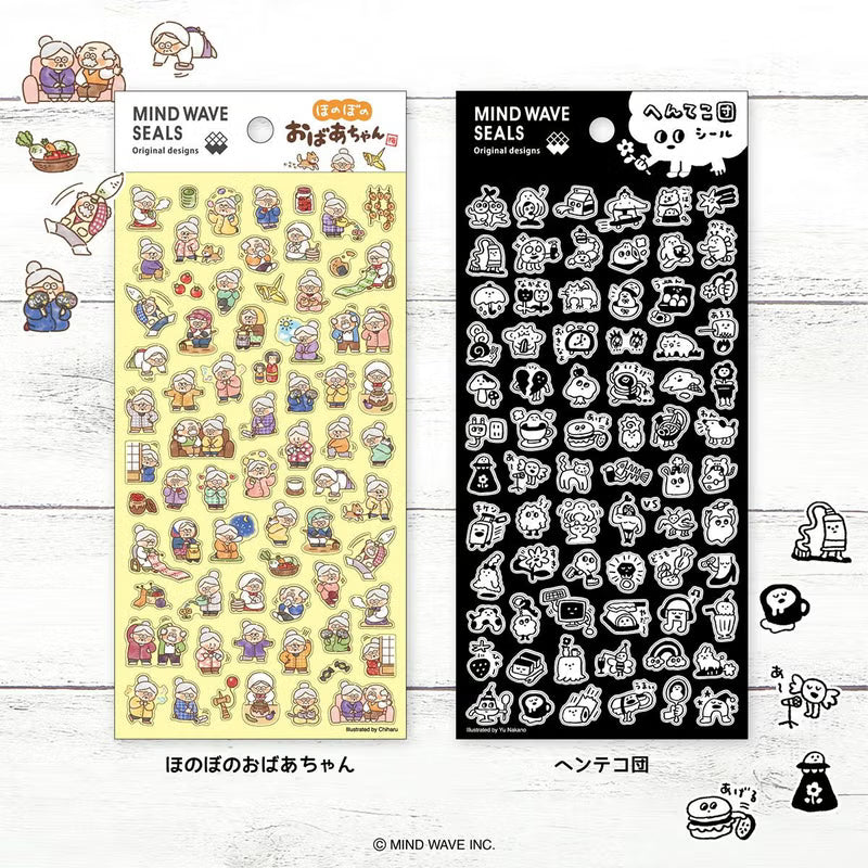 Mini-sized stickers featuring monochrome doodles new characters! You are sure to find your favorite out of all the silly characters.
• This package includes 1 sheet of sticker
• Material: Transparent PET
• Package measures approx. 8" x 3.5"
• Made in Japan