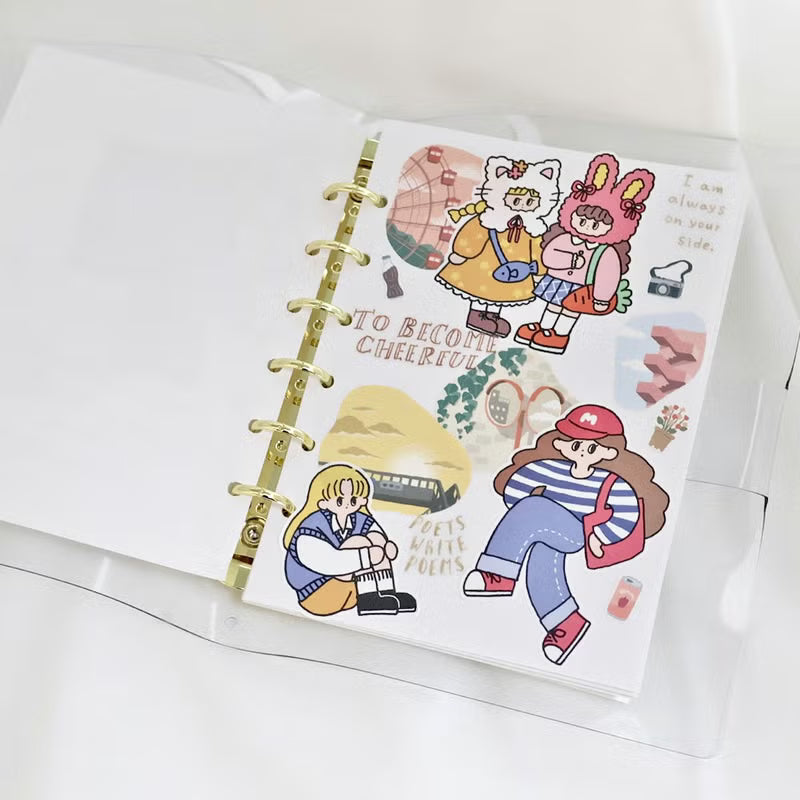 ✨Introducing the newest addition to the Amie flake sticker series! This adorable set includes 10 charming designs, perfect for decorating planners, journals, letters, and more.
10 designs× 4 each (40 stickers in total)
Approx. 3in x 2in each