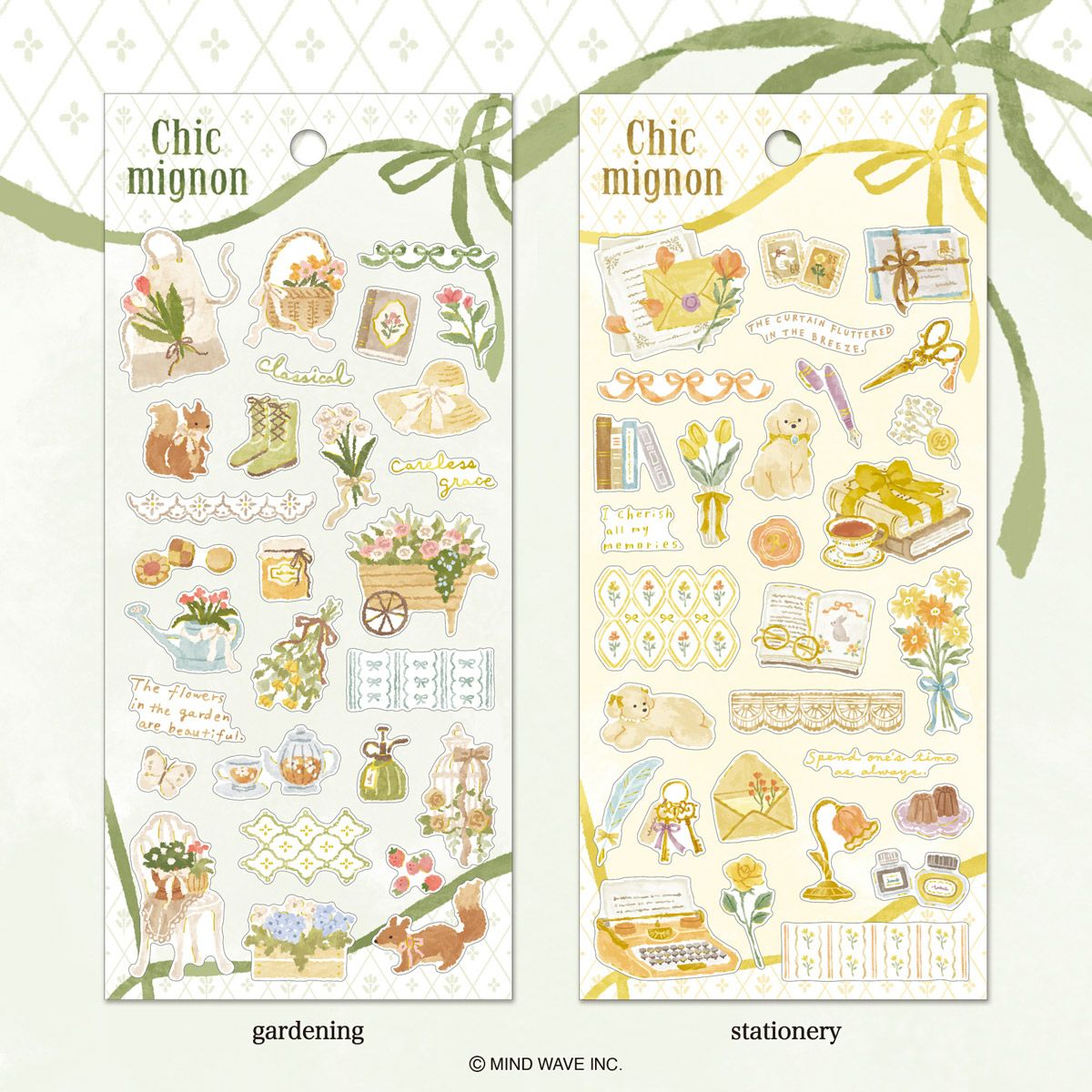 Mind Wave Sticker Sheet Chic Mignon