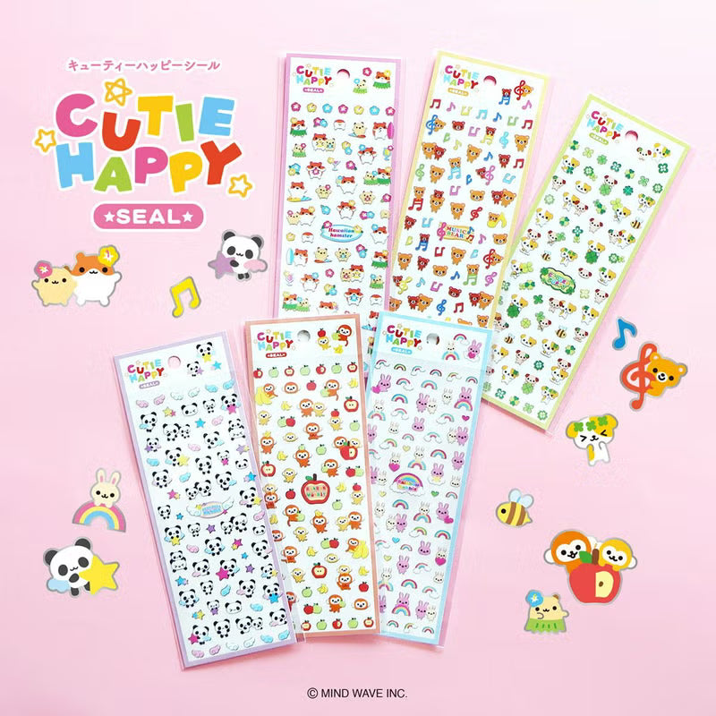 A sticker sheet that features animal stickers themed around Heisei retro is here to bring you whimsy and nostalgia! The plump form and childlike humorous expression will bring you back in time by adding a bright and colorful addition to your pages.
• This package includes 1 sheet of sticker
• Material: Transparent PET & Silver Edge
• Package measures approx. 8" x 3.5"
• Made in Japan
