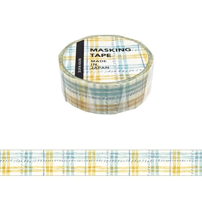 This is a standard masking tape with a width of 15 mm.
The lineup has increased to the popular plaid pattern.
Because it is simple, it is finished with a design full of care.
Width 15mm × Length 5m
Material: Washi paper
Includes 1 roll of washi