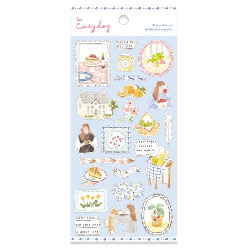 Mind Wave Easy Day Sticker Sheet - Fruit